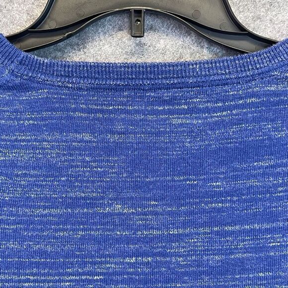 GOODTHREADS Sweater Men's 2XL Blue Space-Dyed Long Sleeve Crew Neck Pullover - Picture 12 of 15
